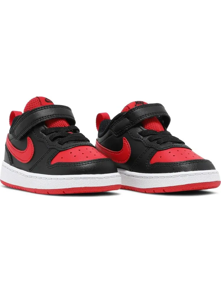 Кроссовки Nike Court Borough Low 2 TDV 'Bred' — изображение 8 из 8, красный