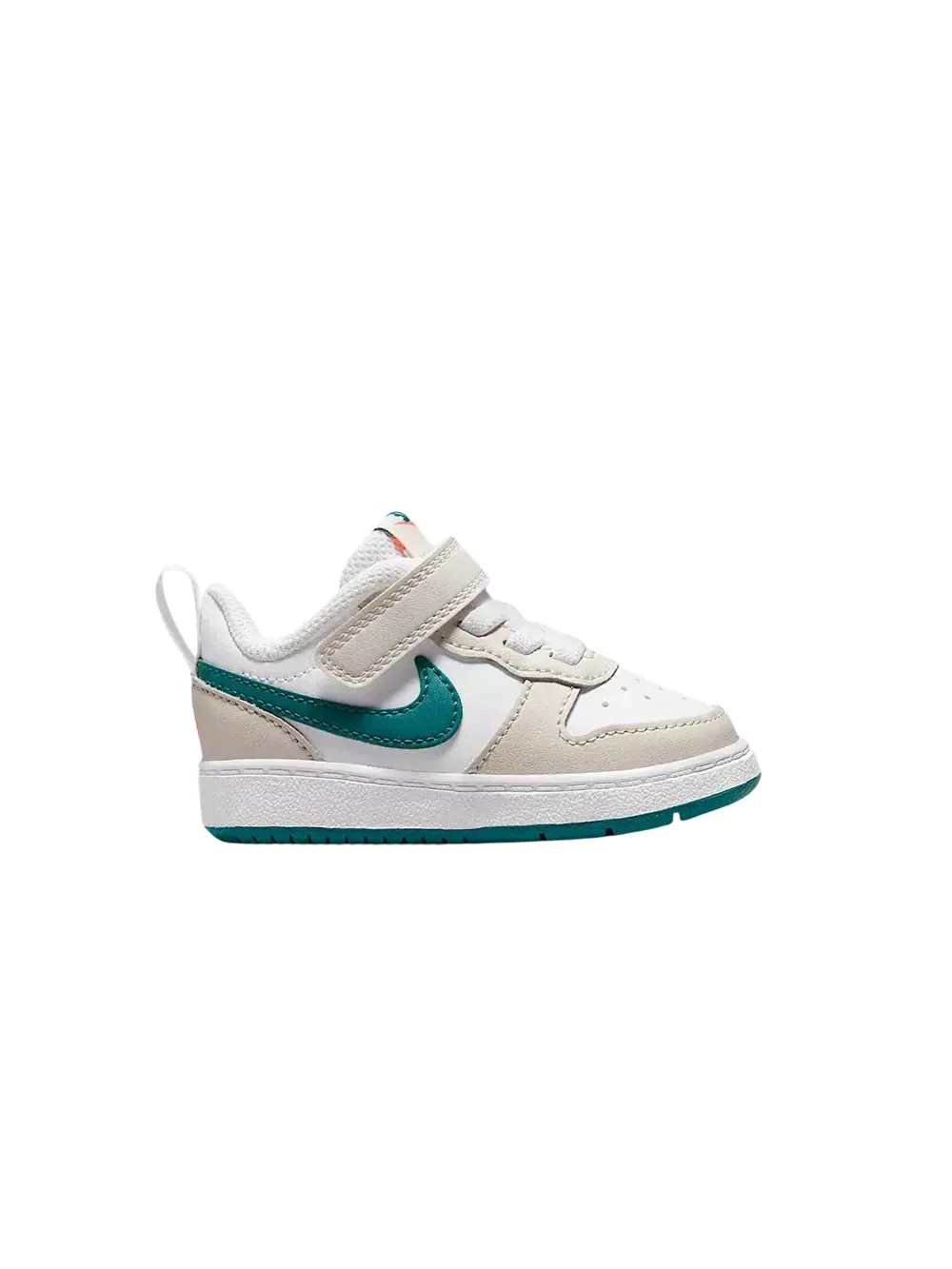 Кроссовки Nike Court Borough Low 2 TD — изображение 1 из 1, белый/оранжевый/яркий