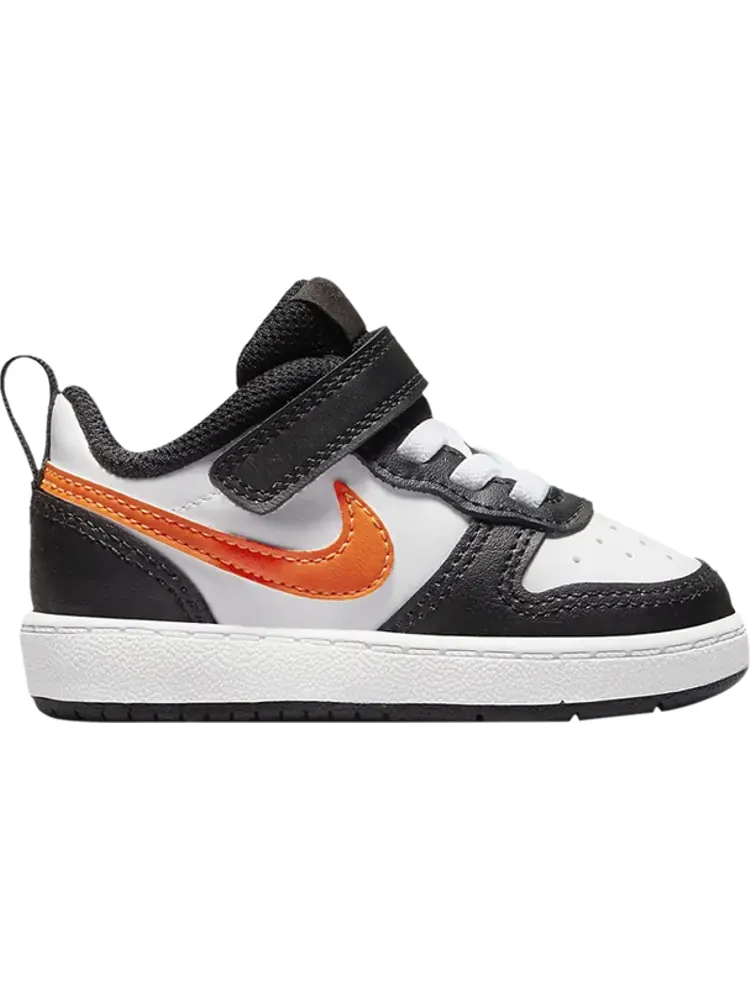 Кроссовки Nike Court Borough Low 2 TD 'White Black Orange' — изображение 1 из 1, белый