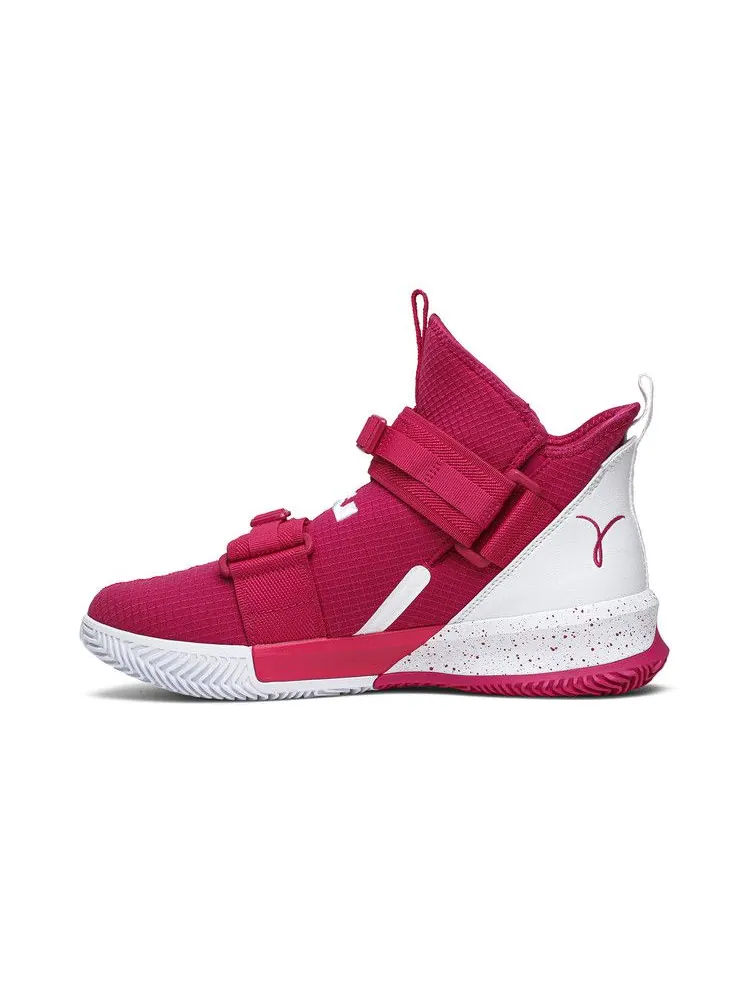 Кроссовки Nike LeBron Soldier 13 TB — изображение 3 из 8, розовый