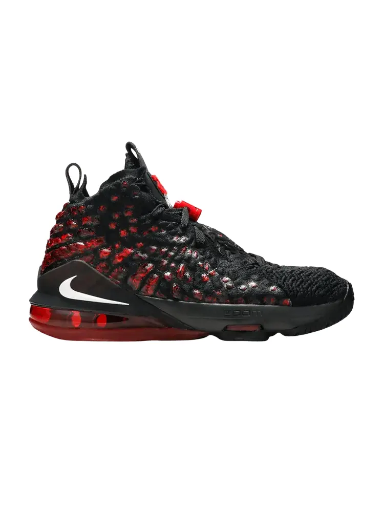 Кроссовки Nike LeBron 17 GS 'Infrared VI' — изображение 1 из 9, черный/белый/красный