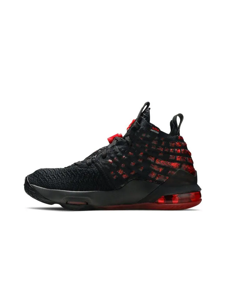 Кроссовки Nike LeBron 17 GS 'Infrared VI' — изображение 4 из 9, черный/белый/красный