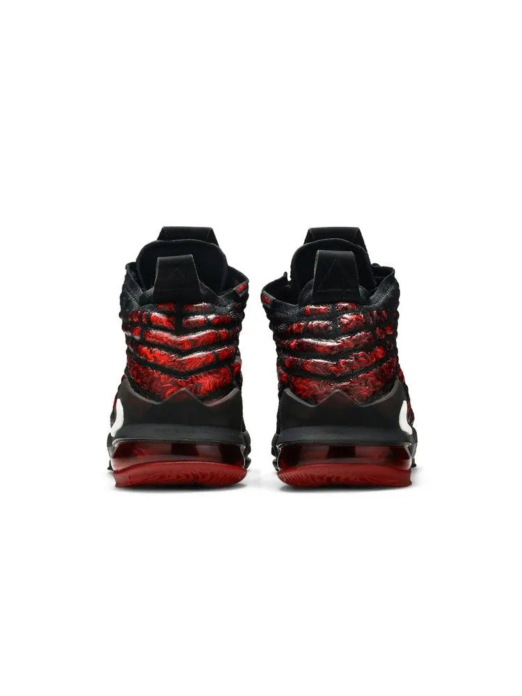 Кроссовки Nike LeBron 17 GS 'Infrared VI' — изображение 7 из 9, черный/белый/красный