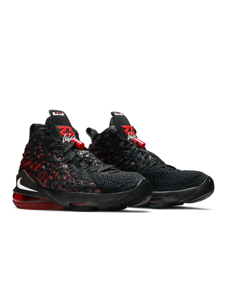 Кроссовки Nike LeBron 17 GS 'Infrared VI' — изображение 9 из 9, черный/белый/красный