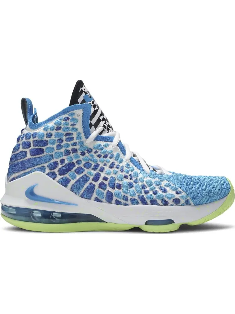 Кроссовки Nike LeBron 17 GS 'Sprite' — изображение 1 из 8, синий