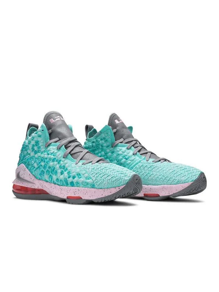 Кроссовки Nike LeBron 17 GS 'South Beach' — изображение 9 из 9, светлый голубой/серый