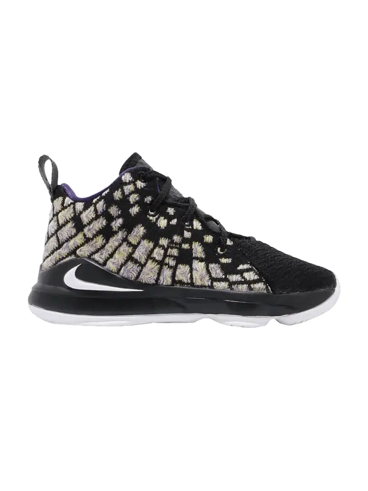 Кроссовки Nike LeBron 17 BP 'Lakers' — изображение 1 из 1, черный/белый