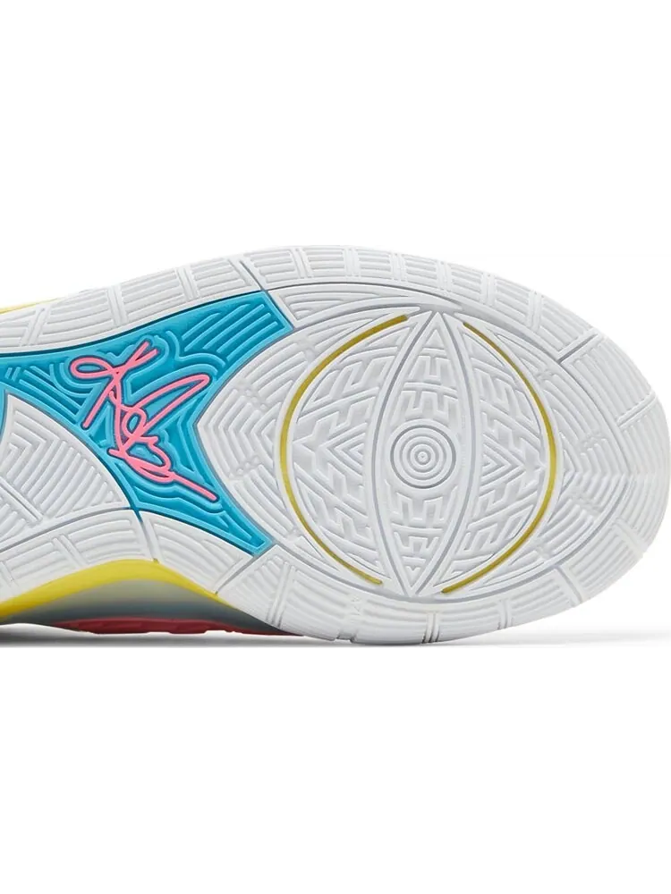 Кроссовки Nike Kyrie 6 GS 'Neon Graffiti' — изображение 5 из 8, белый