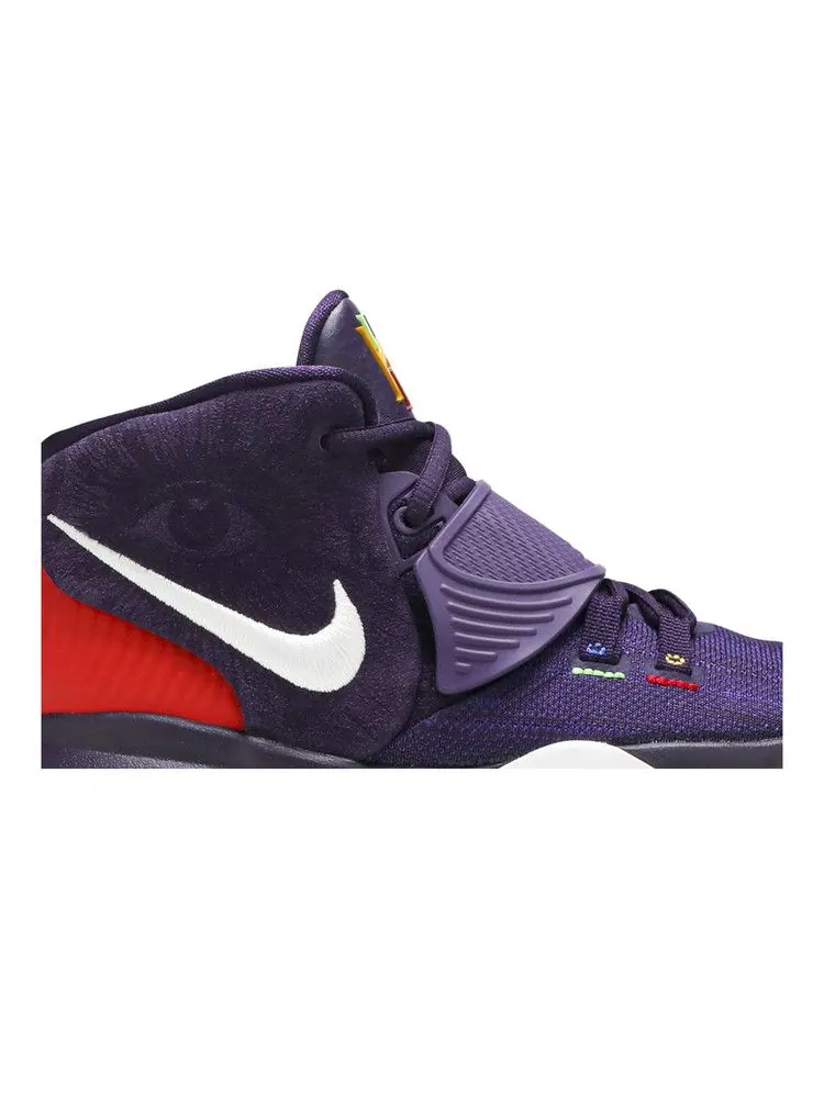 Кроссовки Nike Kyrie 6 PS 'Enlightenment' — изображение 3 из 9, фиолетовый/мульти-/белый