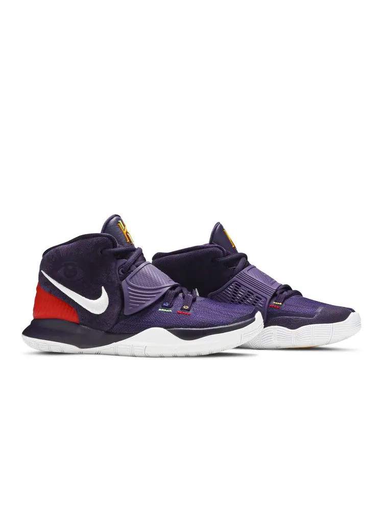 Кроссовки Nike Kyrie 6 PS 'Enlightenment' — изображение 9 из 9, фиолетовый/мульти-/белый