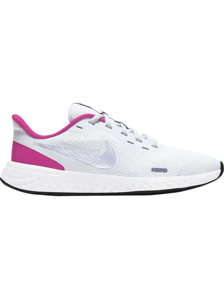 Кроссовки Nike Revolution 5 GS 'Football Grey Fireberry' — изображение 1 из 1, серый