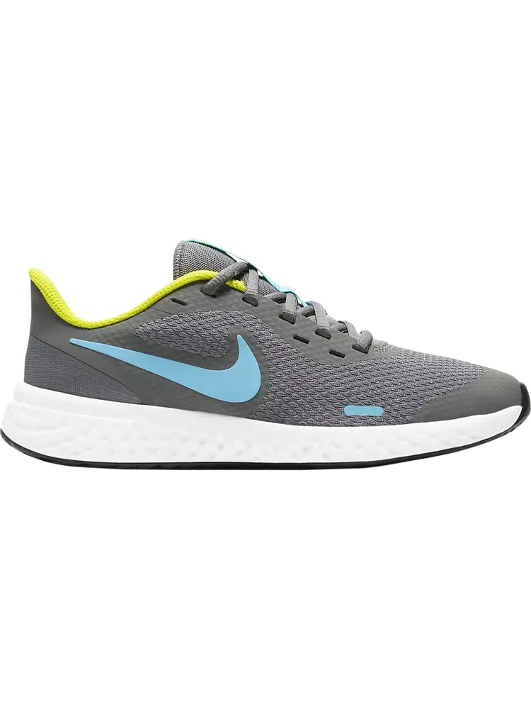 Кроссовки Nike Revolution 5 GS 'Smoke Grey Chlorine Blue' — изображение 1 из 1, серый