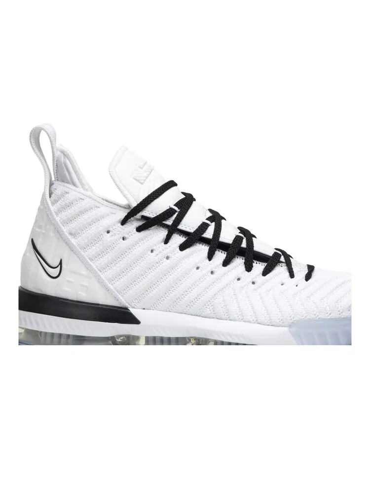 Кроссовки Nike LeBron 16 'Equality - Black White' — изображение 2 из 4, белый