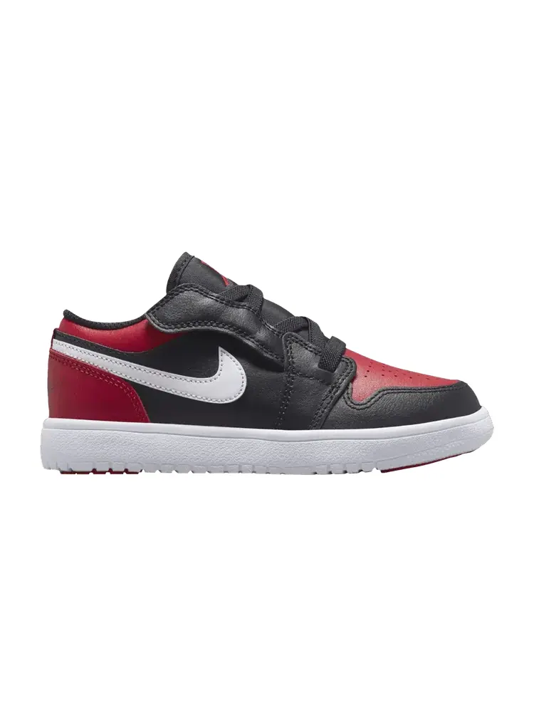 Кроссовки Air Jordan Air Jordan 1 Low ALT PS 'Alternate Bred Toe' — изображение 1 из 1, черный/красный/белый