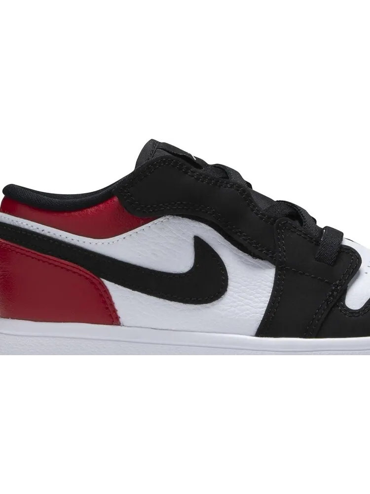 Кроссовки Air Jordan 1 Low Alt PS Black Toe — изображение 2 из 8, белый