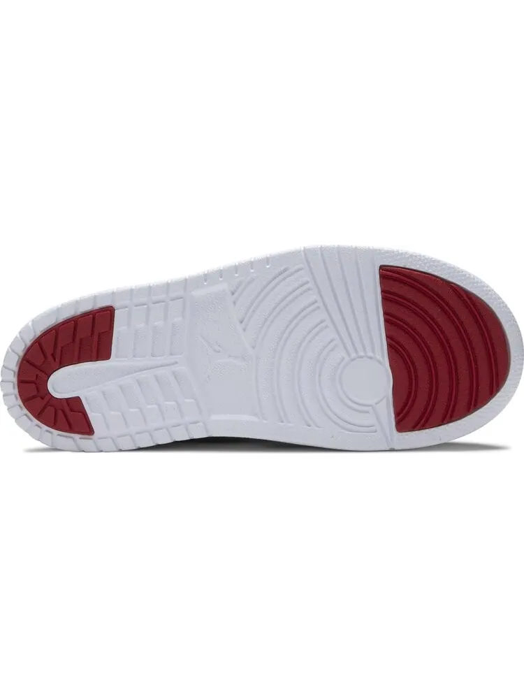 Кроссовки Air Jordan 1 Low Alt PS Black Toe — изображение 4 из 8, белый