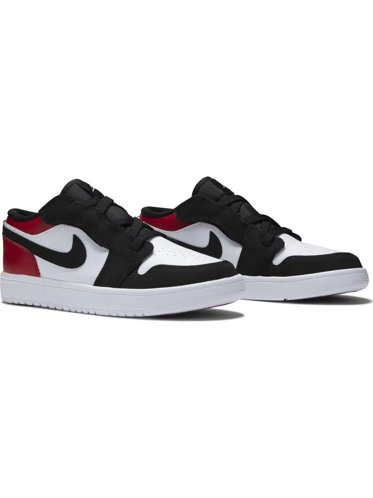 Кроссовки Air Jordan 1 Low Alt PS Black Toe — изображение 8 из 8, белый