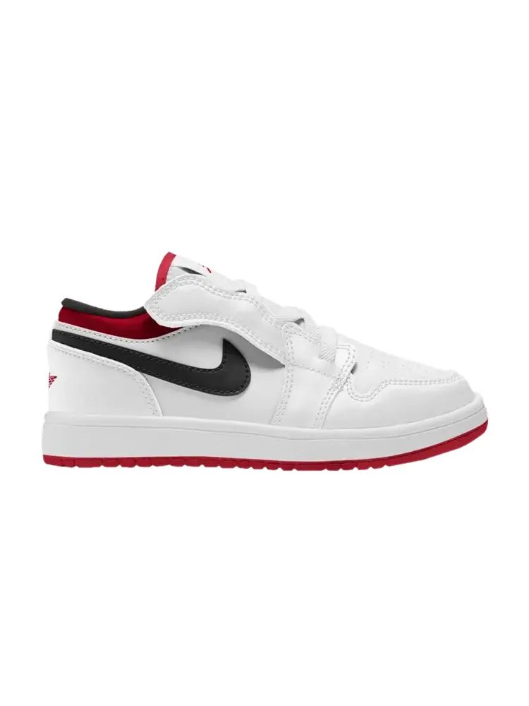 Кроссовки Air Jordan Air Jordan 1 Low ALT PS 'White Gym Red' — изображение 1 из 1, белый/черный/красный