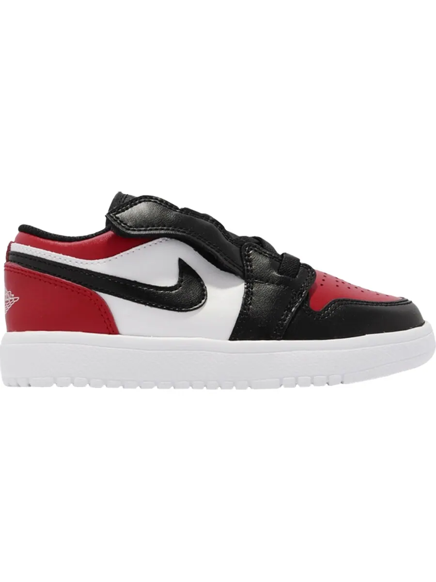 Кроссовки Nike Air Jordan 1 Low ALT PS 'Bred Toe' — изображение 1 из 1, красный/черный/белый