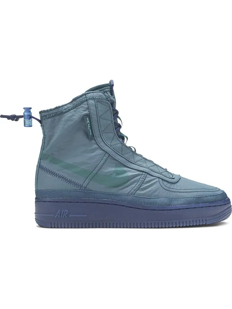 Кроссовки Nike Wmns Air Force 1 High Shell 'Turqouise' — изображение 1 из 8, бирюзовый