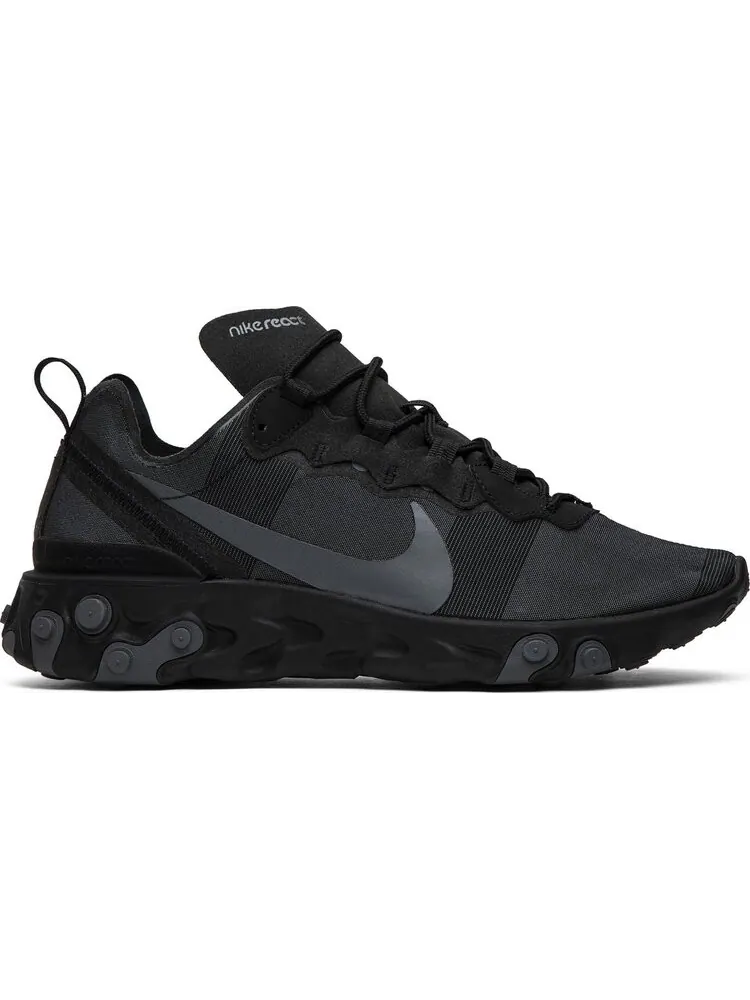 Кроссовки Nike React Element 55 'Triple Black' — изображение 1 из 8, черный