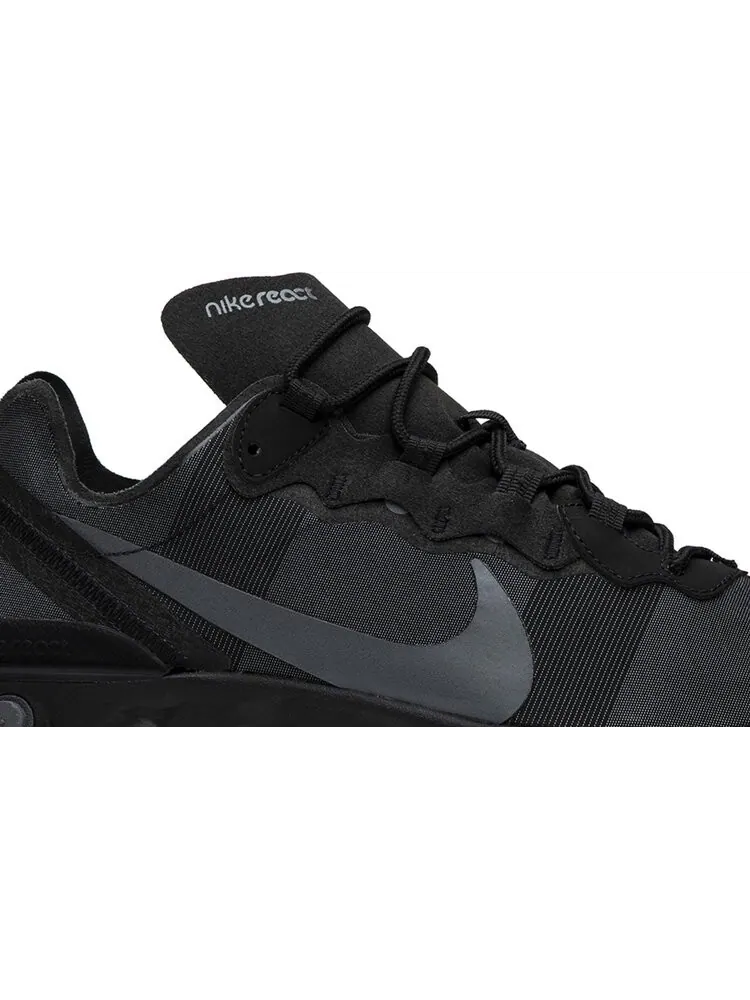 Кроссовки Nike React Element 55 'Triple Black' — изображение 2 из 8, черный