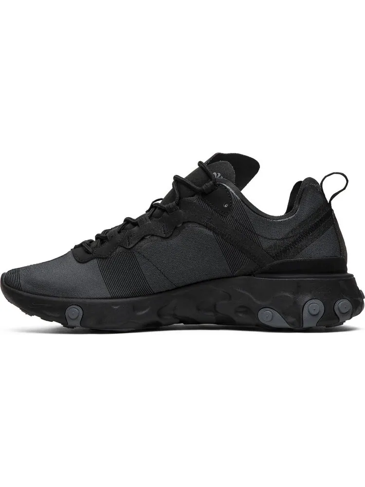 Кроссовки Nike React Element 55 'Triple Black' — изображение 3 из 8, черный