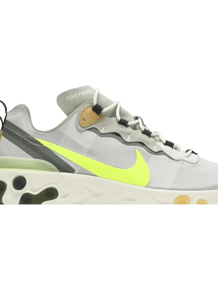 Кроссовки Nike React Element 55 'Cargo Volt' — изображение 2 из 8, загар