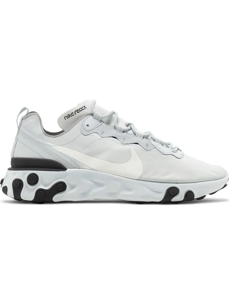Кроссовки Nike React Element 55 'Pure Platinum Thunder Grey' — изображение 1 из 8, белый
