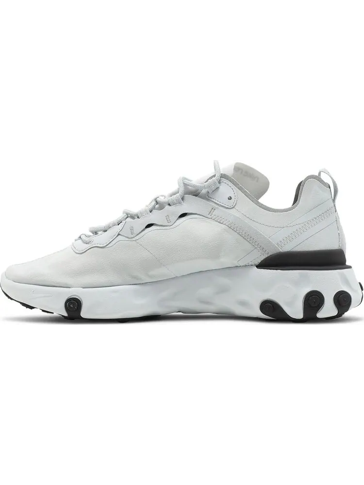 Кроссовки Nike React Element 55 'Pure Platinum Thunder Grey' — изображение 3 из 8, белый