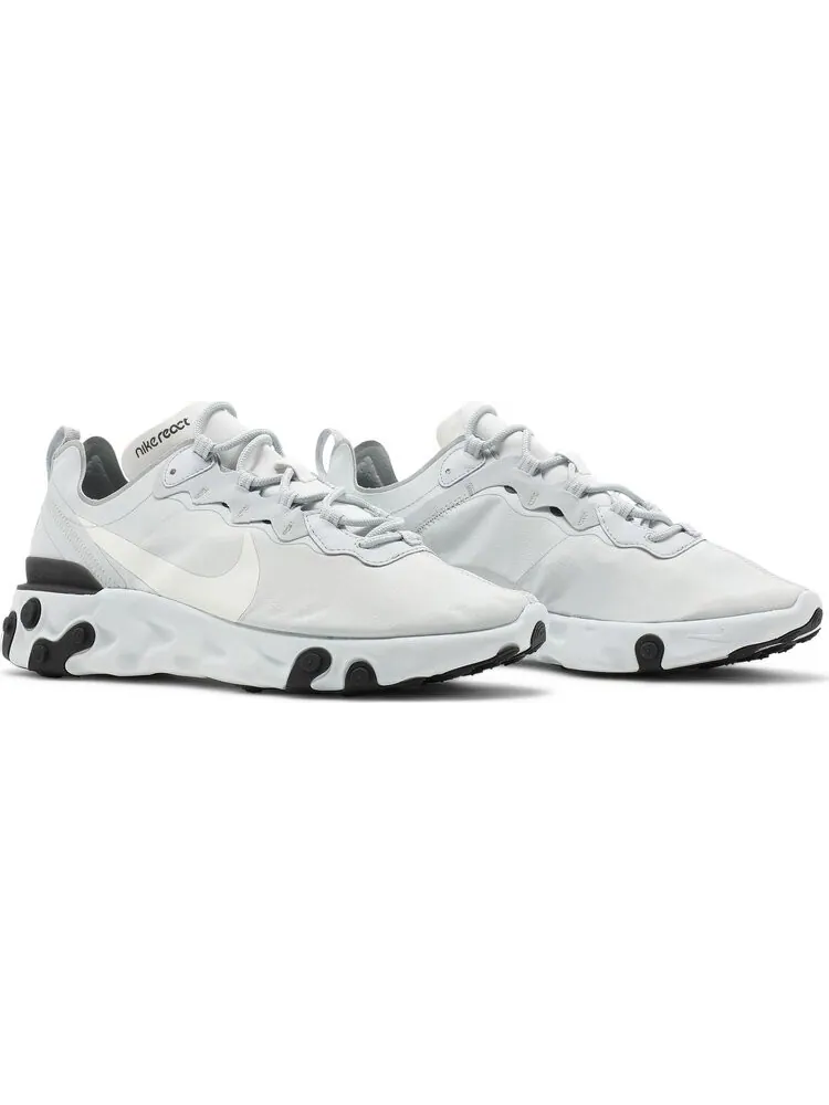 Кроссовки Nike React Element 55 'Pure Platinum Thunder Grey' — изображение 8 из 8, белый