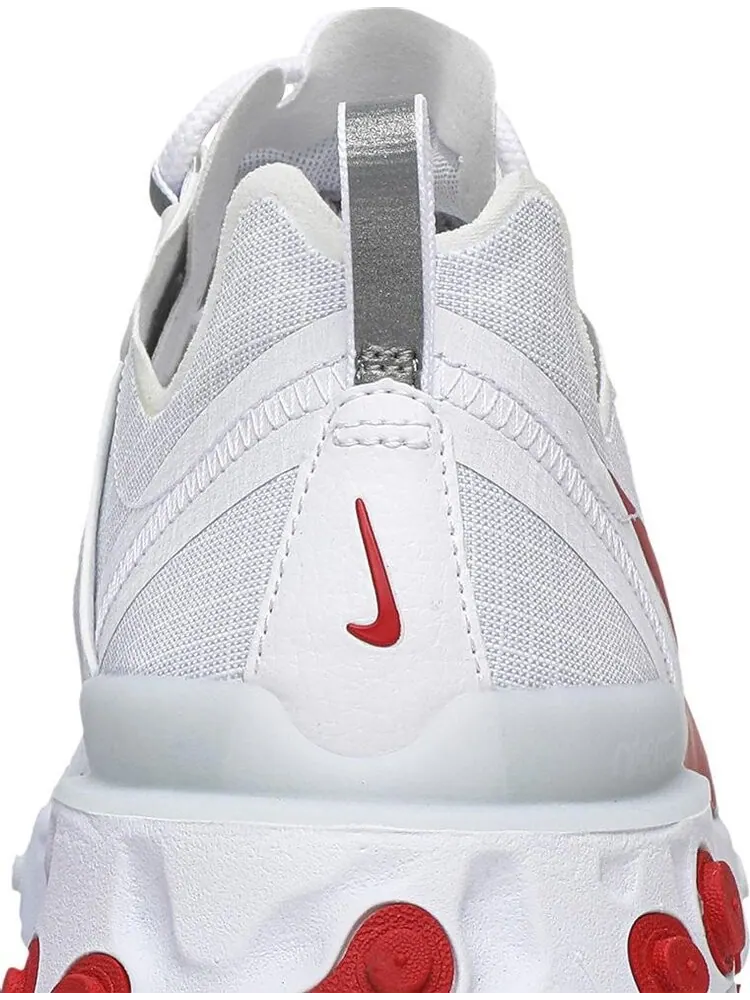 Кроссовки Nike React Element 55 'White University Red' — изображение 7 из 8, белый