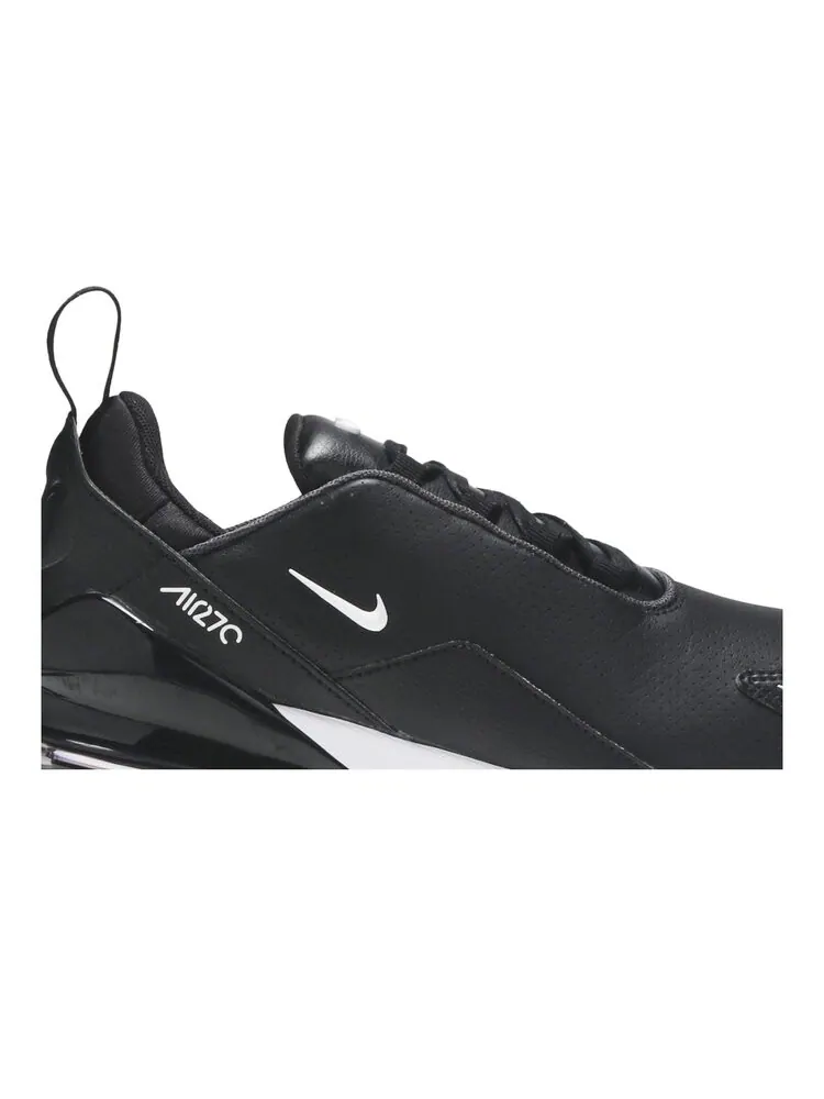 Кроссовки Nike Air Max 270 Premium Leather 'Anthracite' — изображение 2 из 4, черный