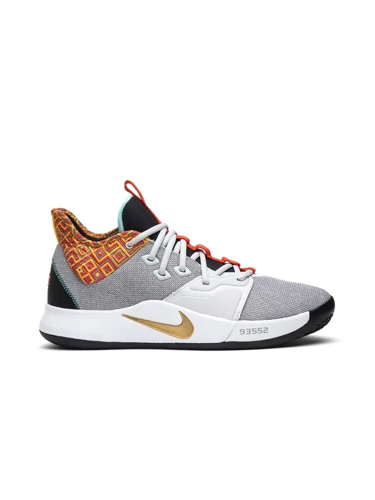 Кроссовки Nike PG 3 'Black History Month' — изображение 1 из 4, серый