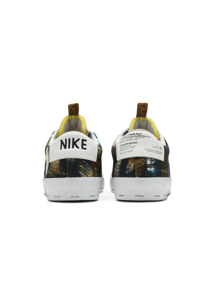 Кроссовки Nike Michael Lau x Zoom Blazer Low QS SB 'Salvator Michael' — изображение 7 из 9, черный/прозрачный//белый