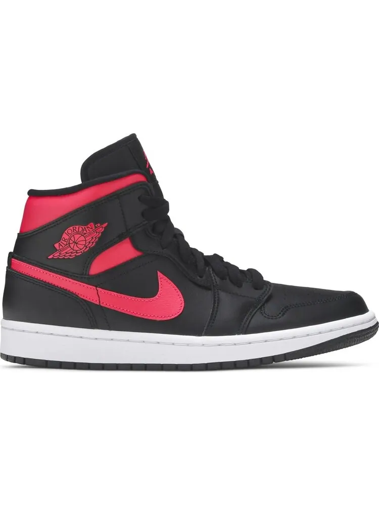 Кроссовки Wmns Air Jordan 1 Mid Siren Red — изображение 1 из 8, черный
