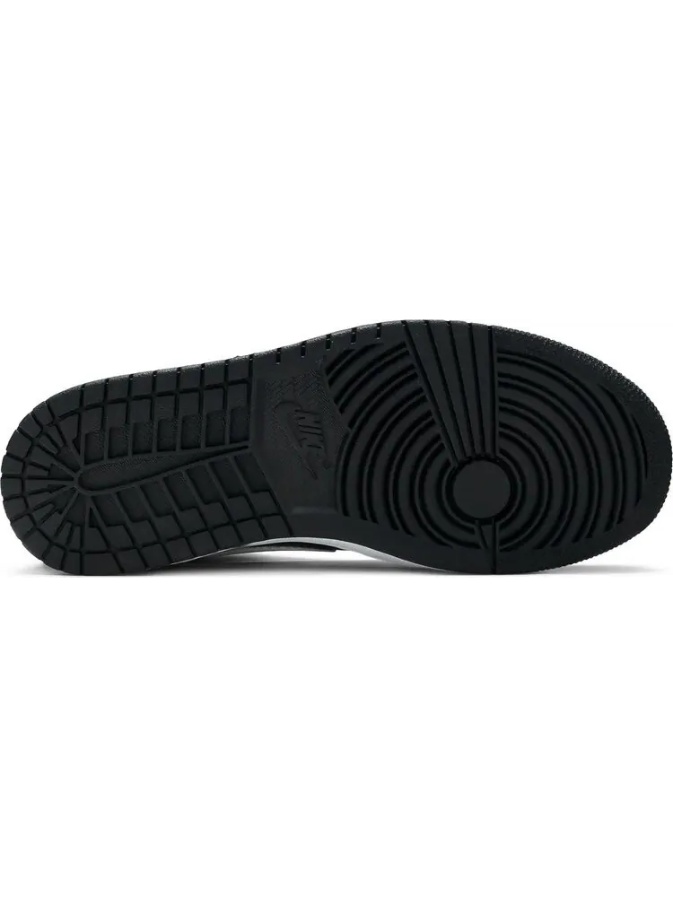 Кроссовки Wmns Air Jordan 1 Mid Black White — изображение 4 из 8, черный