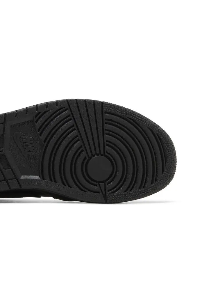 Кроссовки Air Jordan Wmns Air Jordan 1 Mid 'Triple Black' — изображение 6 из 9, черный/черный/черный