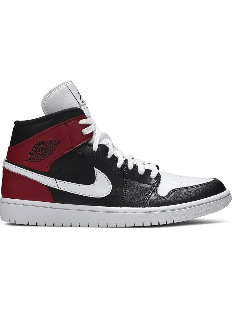 Кроссовки Wmns Air Jordan 1 Mid Noble Red — изображение 1 из 8, черный