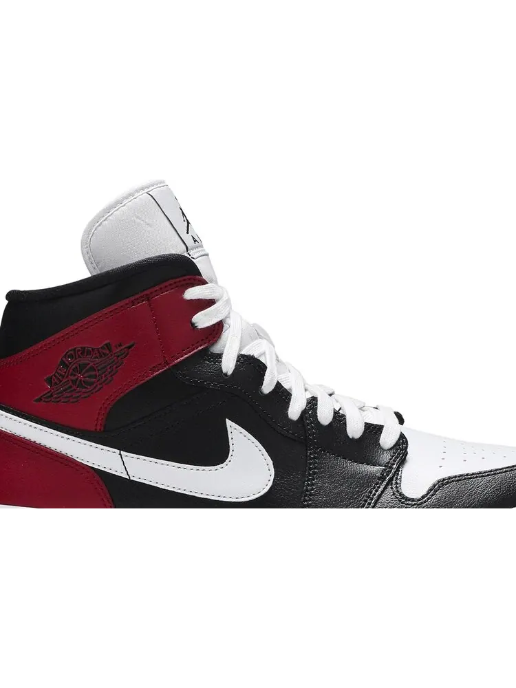 Кроссовки Wmns Air Jordan 1 Mid Noble Red — изображение 2 из 8, черный
