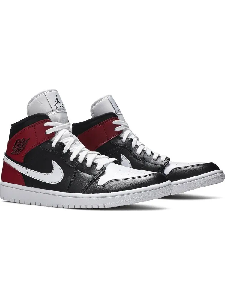Кроссовки Wmns Air Jordan 1 Mid Noble Red — изображение 8 из 8, черный