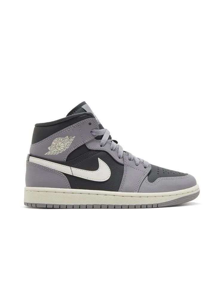 Кроссовки Air Jordan Wmns Air Jordan 1 Mid 'Cement Grey' — изображение 2 из 9, серый