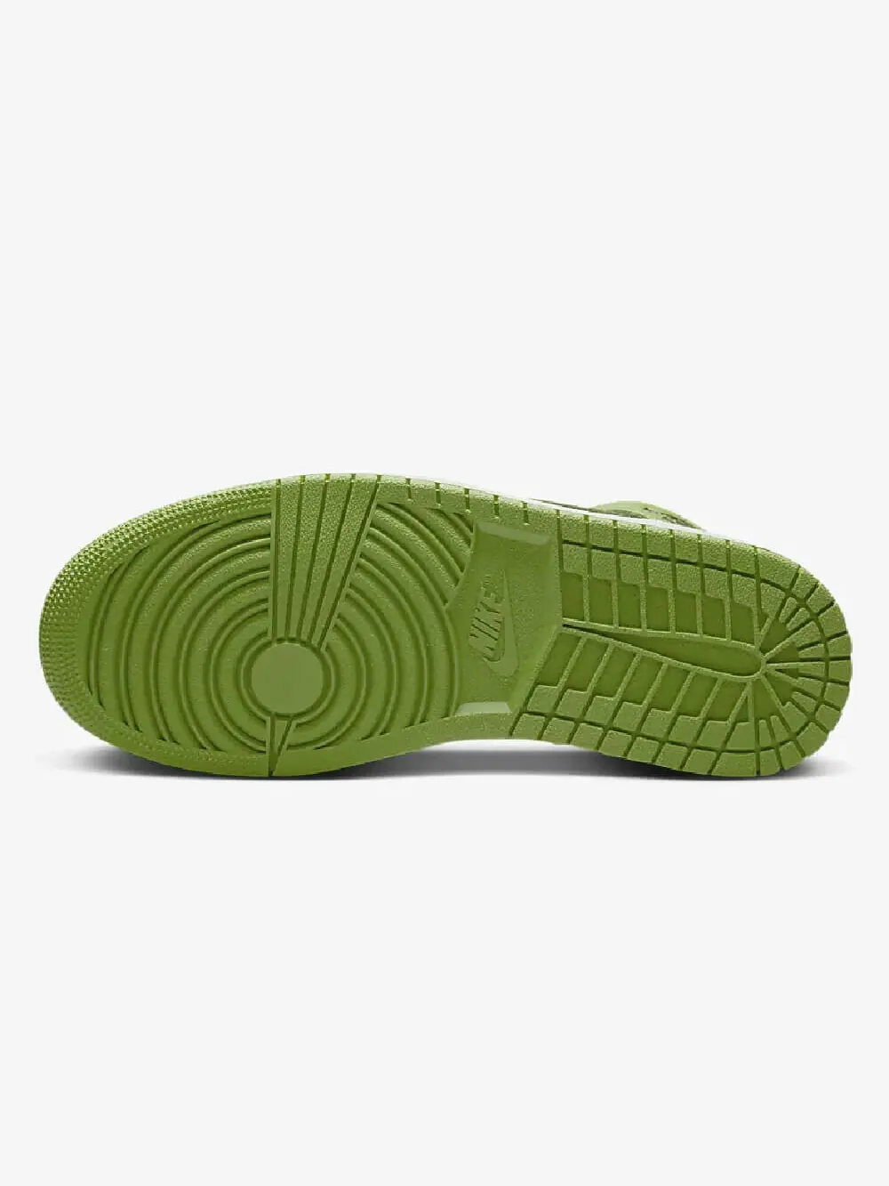 Кроссовки Nike Air Jordan 1 Mid — изображение 6 из 7, зеленый/черный/бежевый