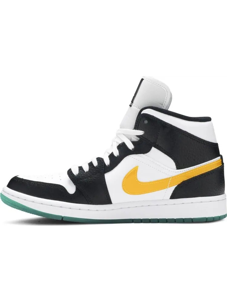 Кроссовки Wmns Air Jordan 1 Mid Alternate Swoosh — изображение 3 из 8, черный
