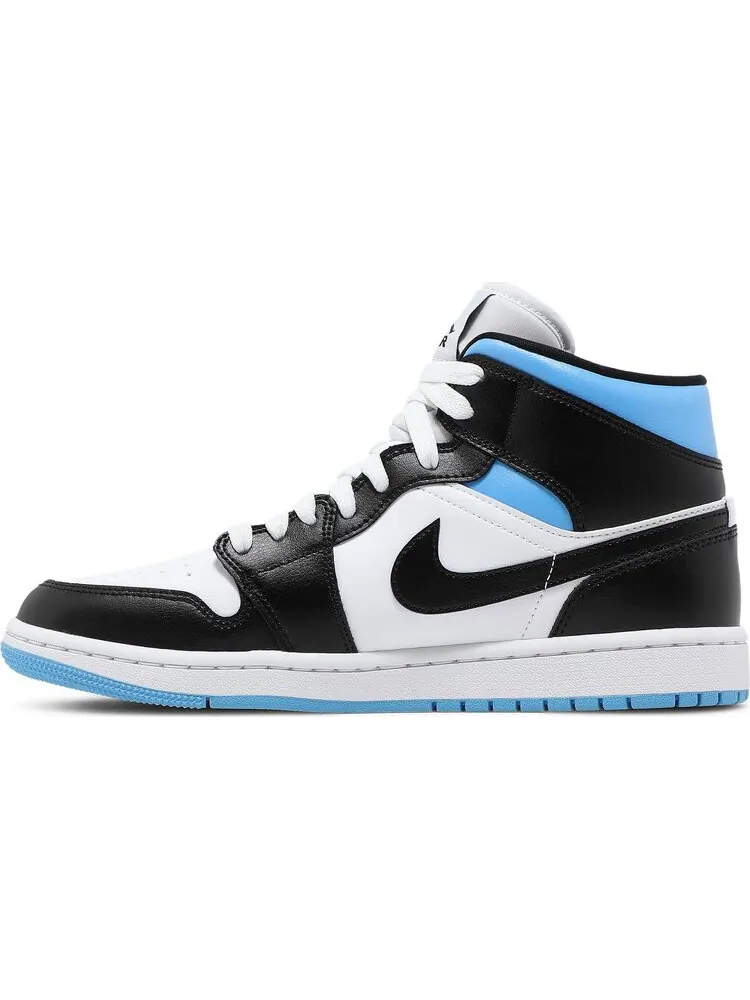 Кроссовки Wmns Air Jordan 1 Mid University Blue — изображение 3 из 8, синий