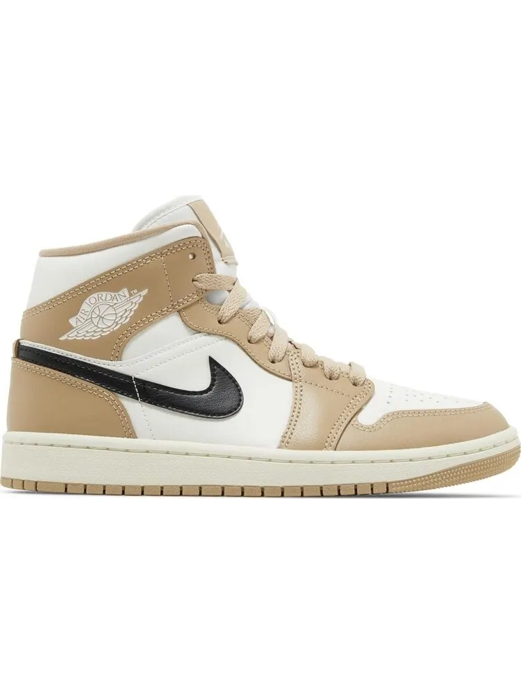 Кроссовки Wmns Air Jordan 1 Mid 'Desert' — изображение 1 из 4, загар