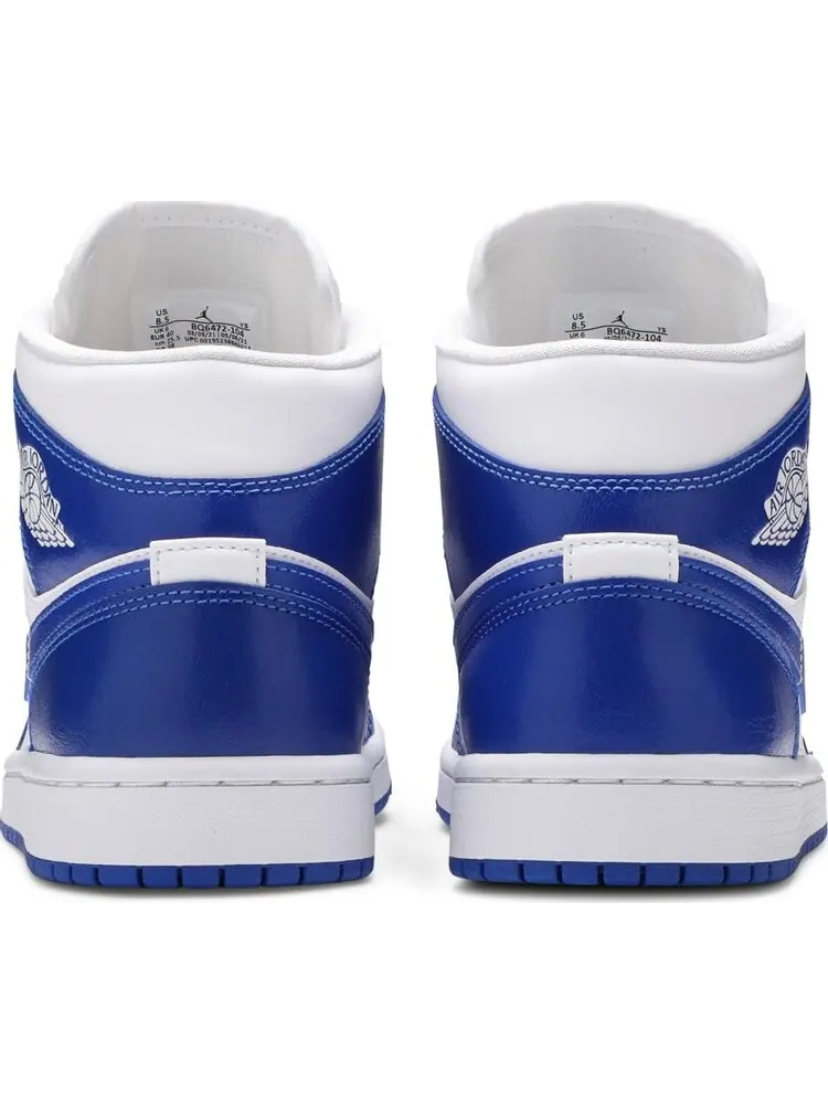 Кроссовки Wmns Air Jordan 1 Mid Kentucky Blue — изображение 6 из 8, синий