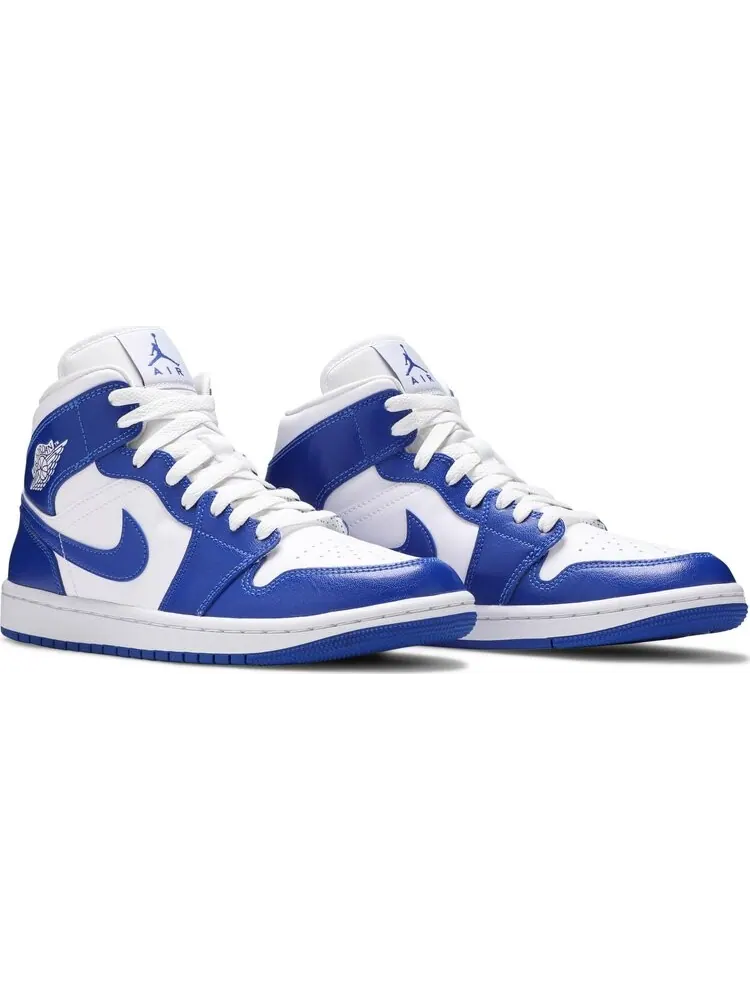Кроссовки Wmns Air Jordan 1 Mid Kentucky Blue — изображение 8 из 8, синий