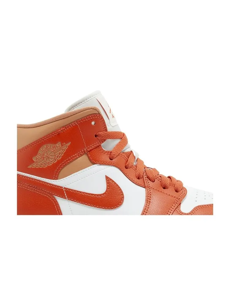 Кроссовки Air Jordan Wmns Air Jordan 1 Mid — изображение 2 из 4, оранжевый