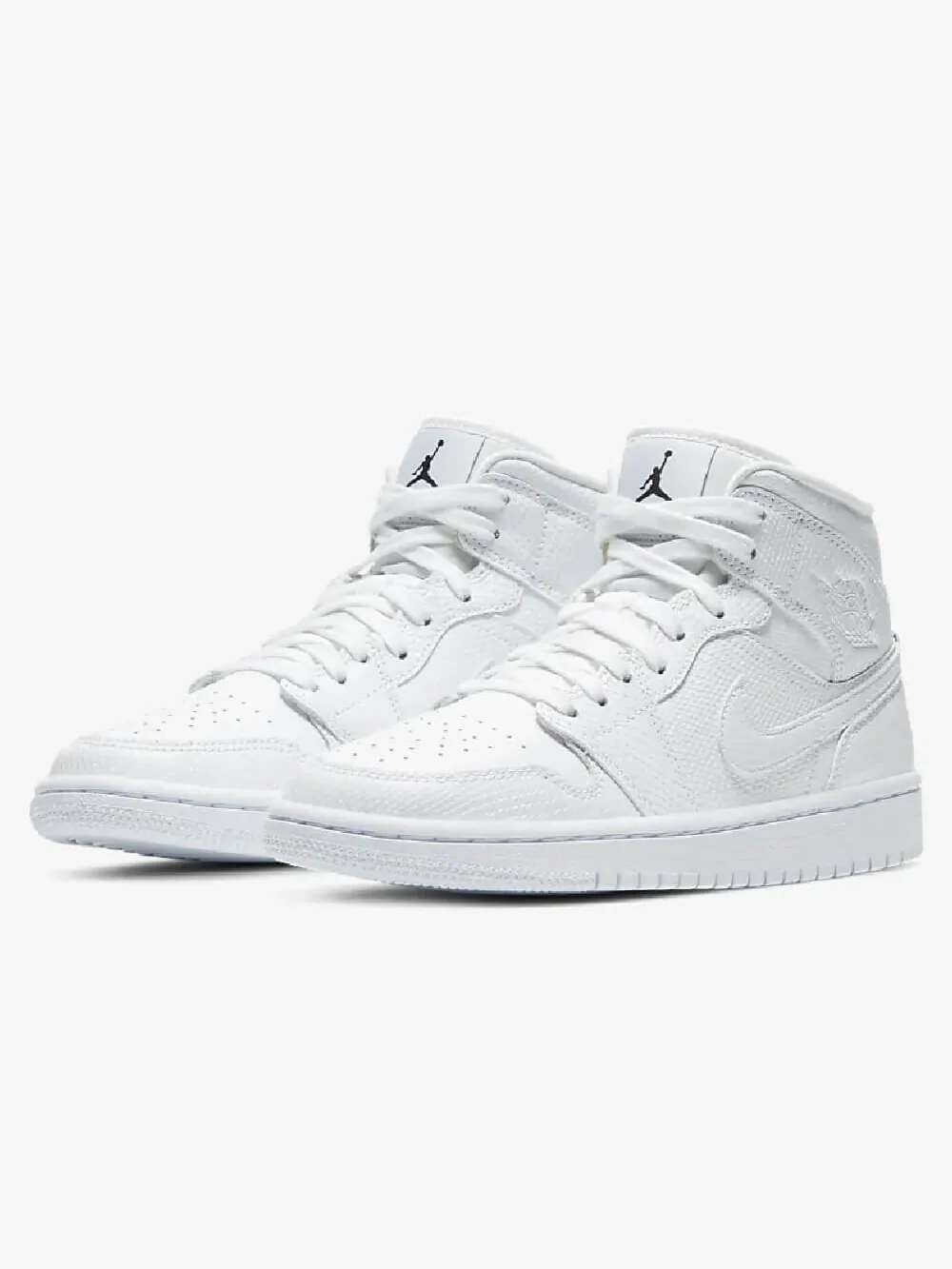 Женские кроссовки Nike Air Jordan 1 Mid — изображение 2 из 7, белый